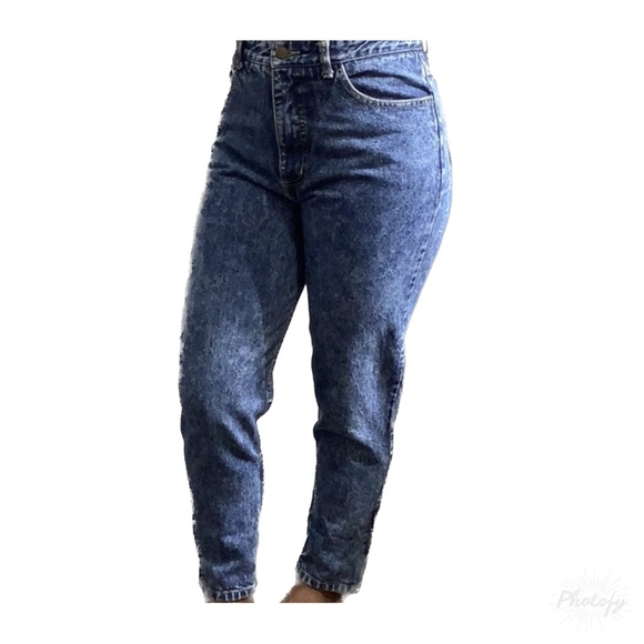 Vintage guess acid wash jeans zipper ankle - Picture 3 of 12